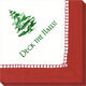 Red Border Design Your Own Caspari Napkins Image 2 of 4